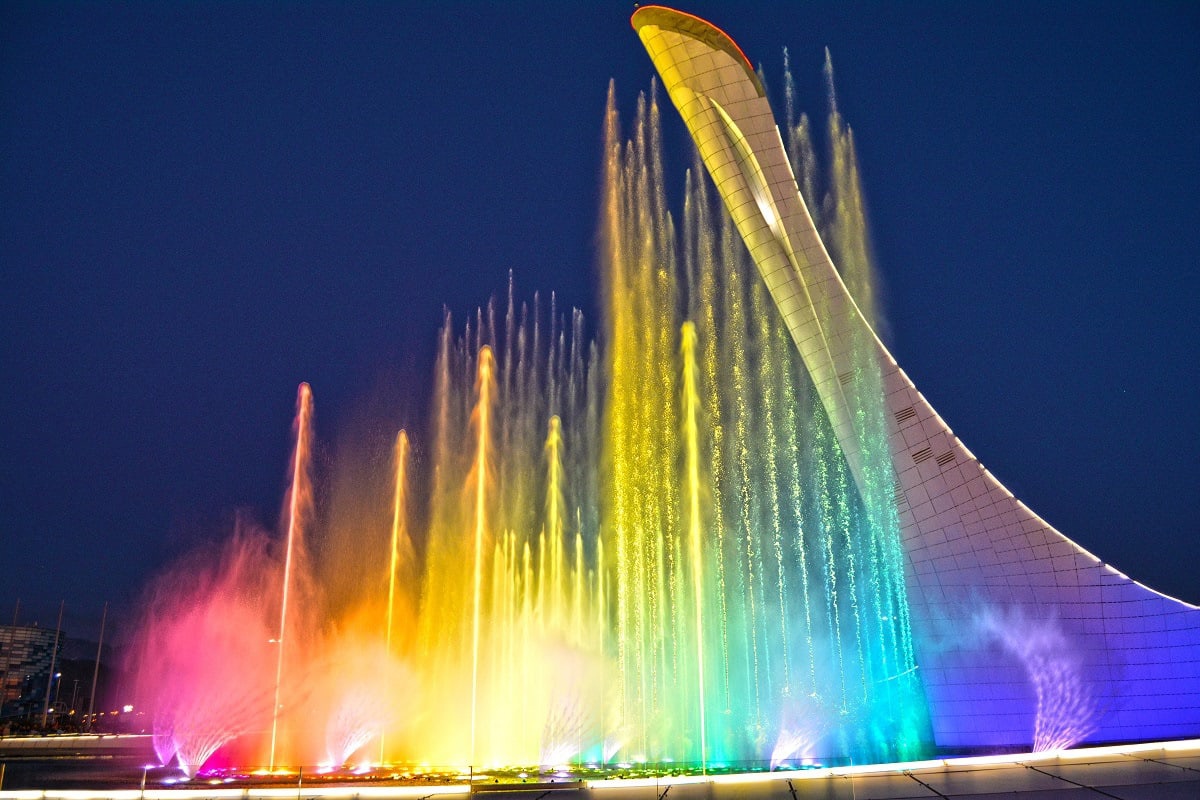 ​Поющий фонтан в Олимпийском парке закроют на профилактику с 13 по 17 декабря
