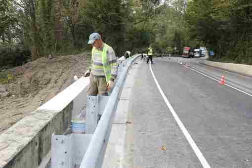 Сегодня завершился ремонт дороги на участке км 138+500 – км 139+900 федеральной трассы А-147…